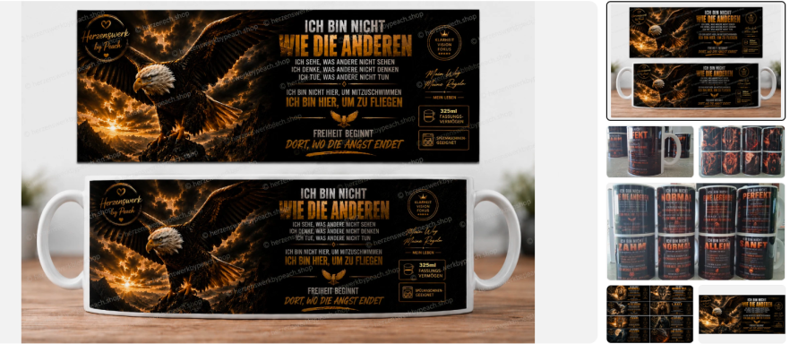 individuelle Wild Tasse Premium Wild / Spruch Tasse